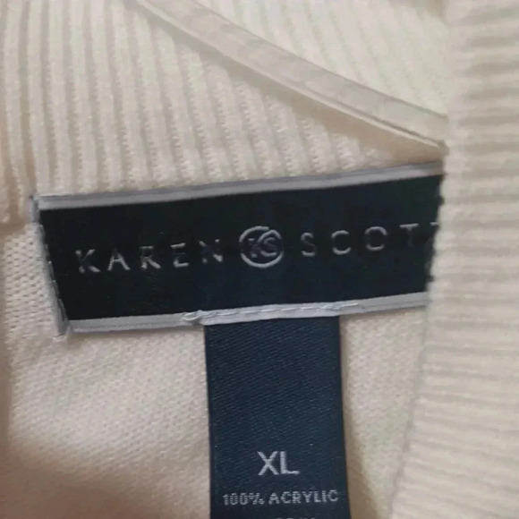 Karen Scott Cream Sweater - Picture 6 of 6